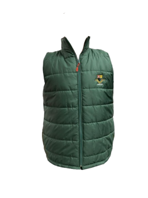 Green Supporter Puffer Jacket Short Sleeve