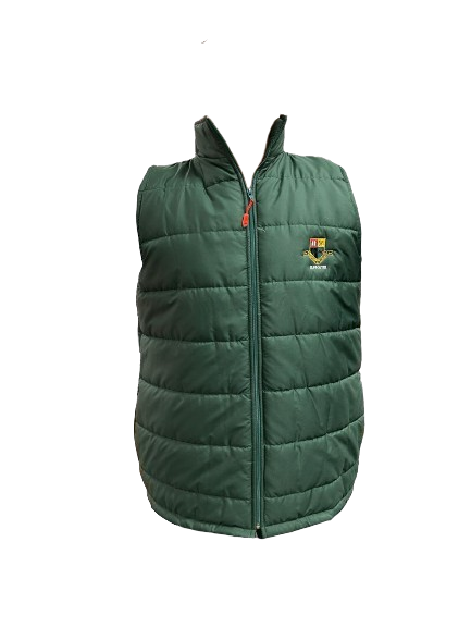 Green Supporter Puffer Jacket Short Sleeve