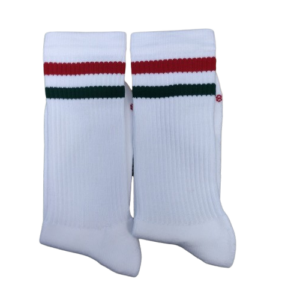 Short white socks