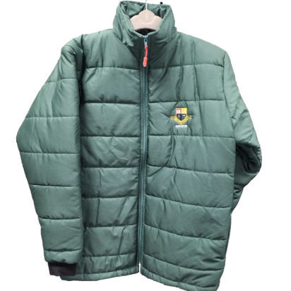 Green Supporter Puffer Jacket Long Sleeve